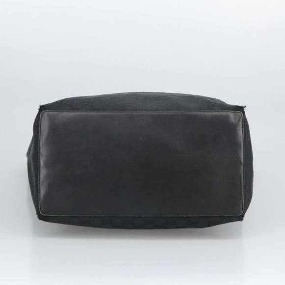 GUCCI GG Canvas Tote Bag Black Gold 002 1097 2404 Auth 97577 - Picture 5 of 16